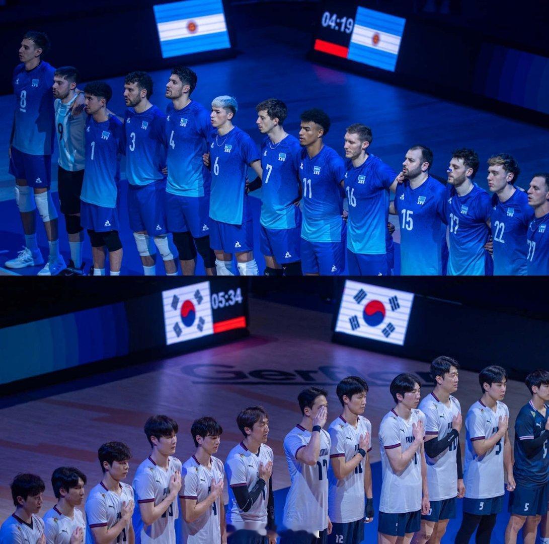 3-1拿下🇰🇷韩国✊阿根廷🇦🇷在男排世锦赛上继续对韩国🇰🇷保持不败：