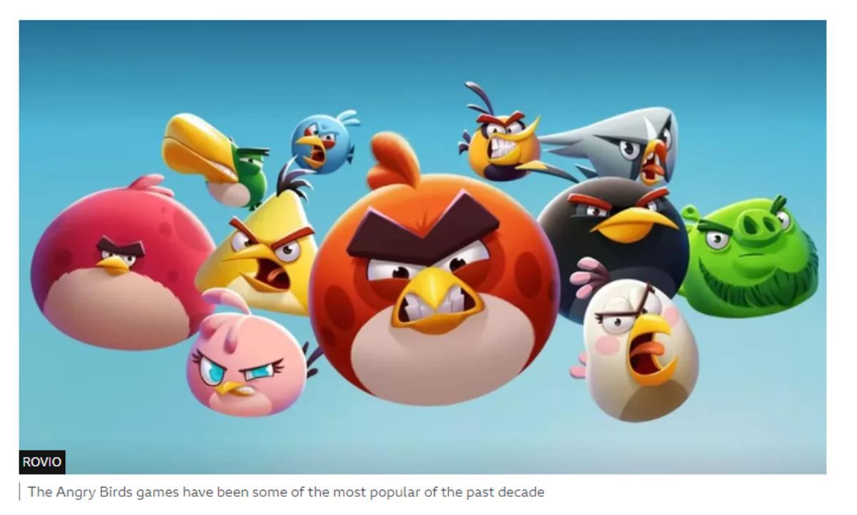 《愤怒的小鸟》即将被收购，系第一款下载量达10亿次的手机游戏