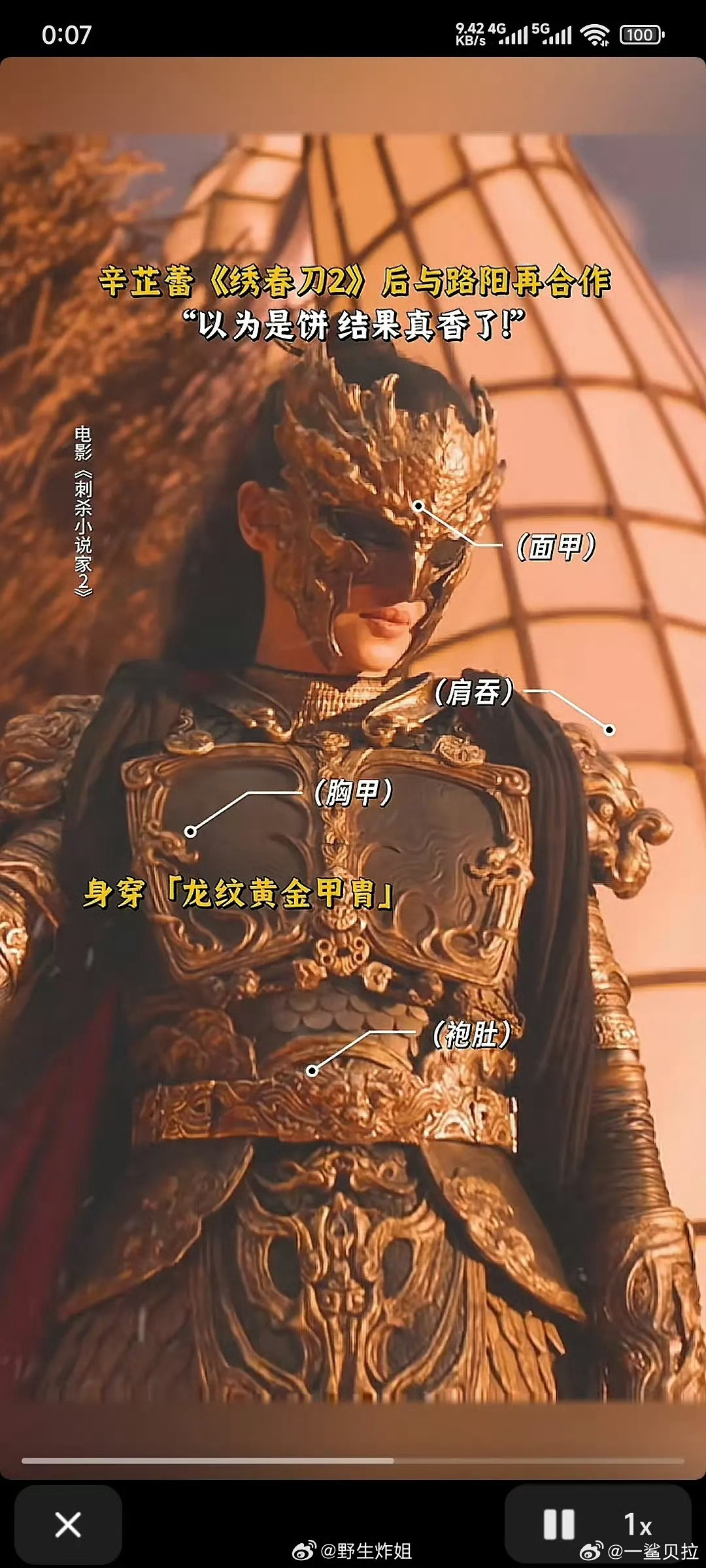 这个面具好漂亮 ​​​