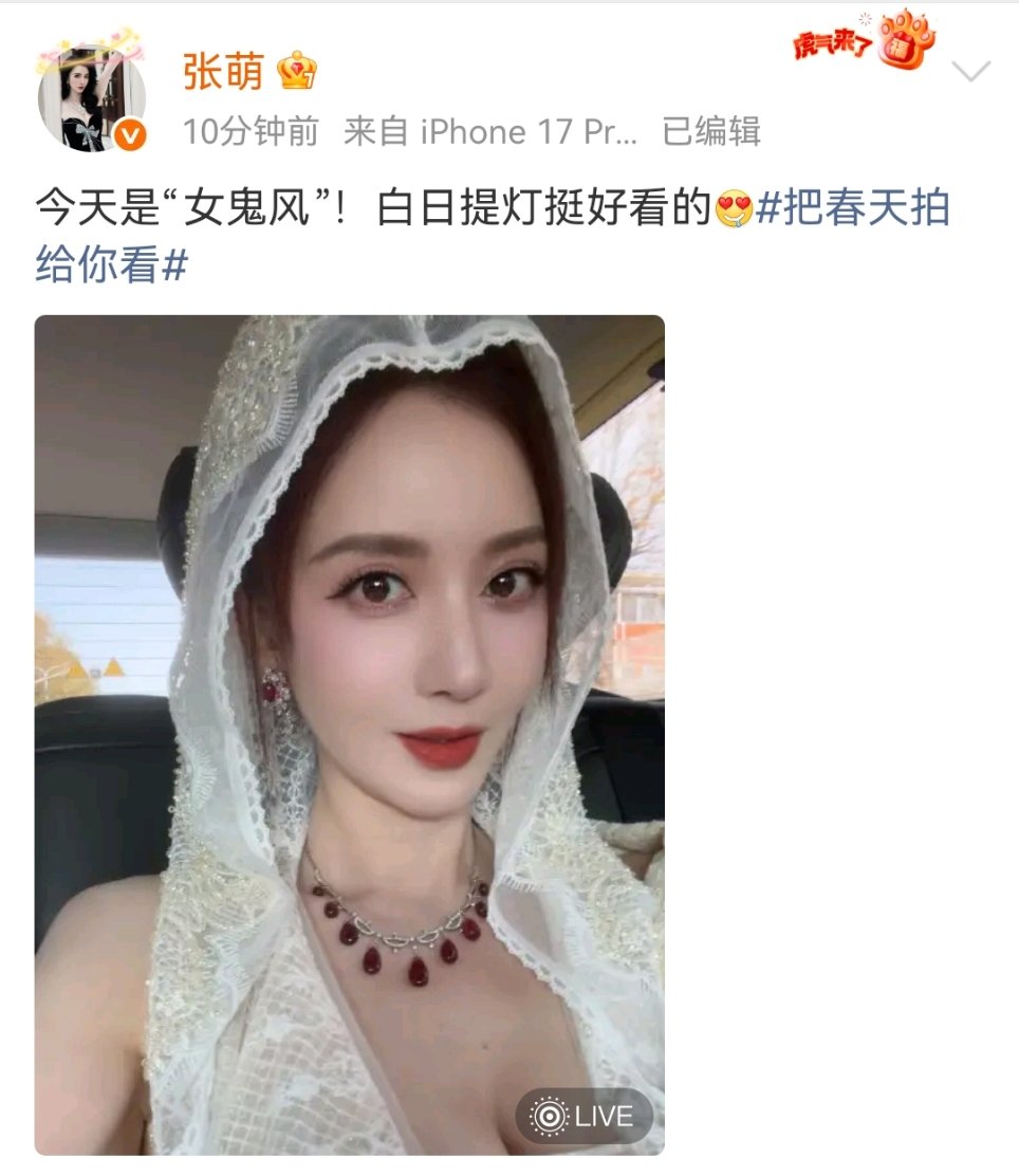 张萌说白日提灯好看张萌说迪丽热巴白日提灯好看  来自业内的认可！ 