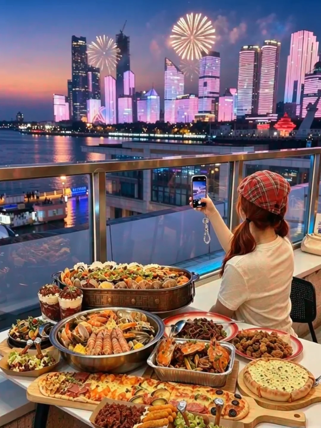 不在国外！！在青岛！！花小钱装大杯+1……
