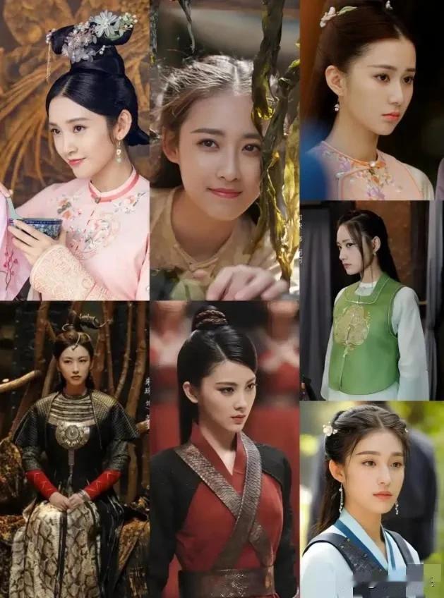 这7位美女堪称历任《鹿鼎记》中的“最美老婆们”，各个颜值出众，都长着一副在其他剧