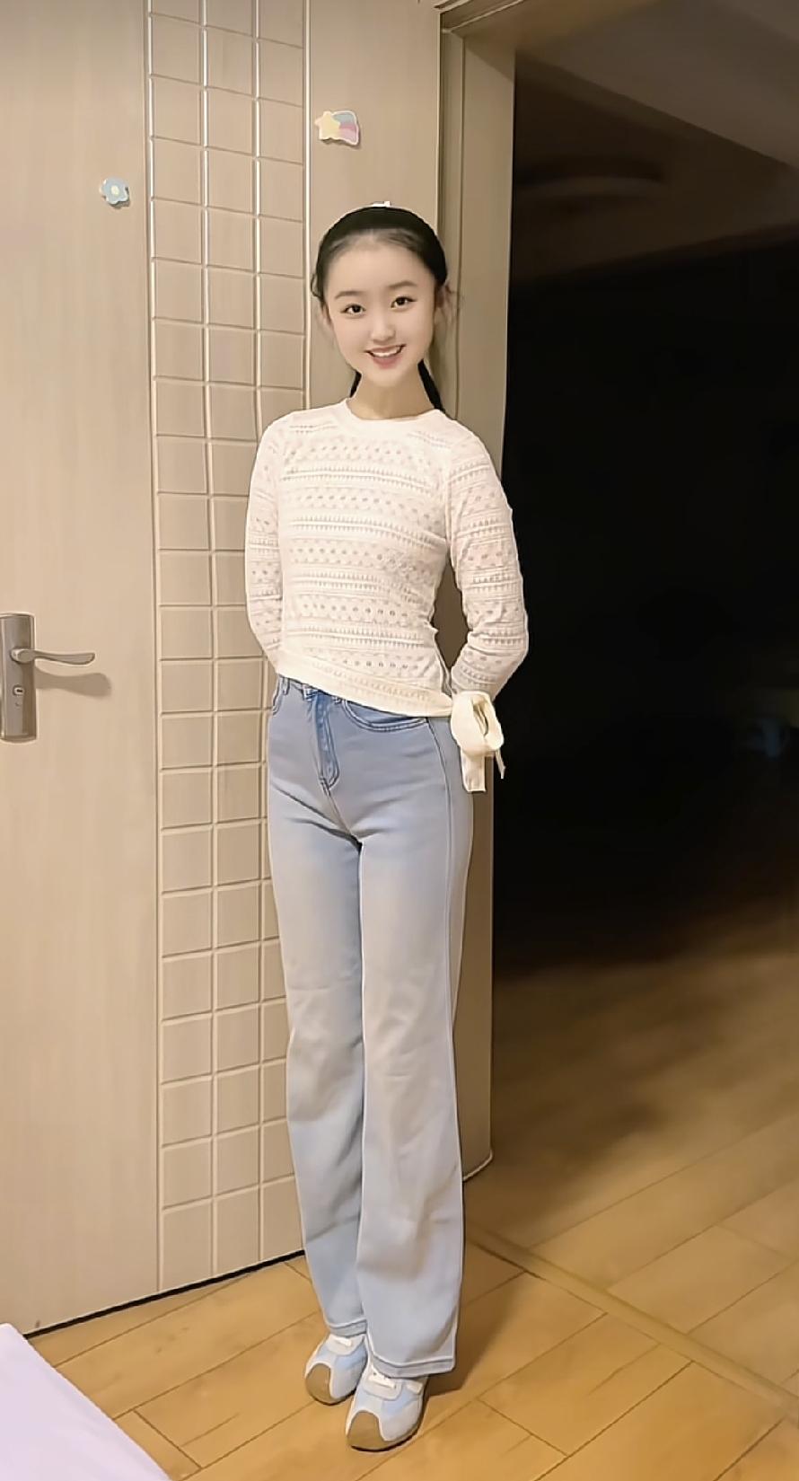 这也太好看了吧，纯情甜美！