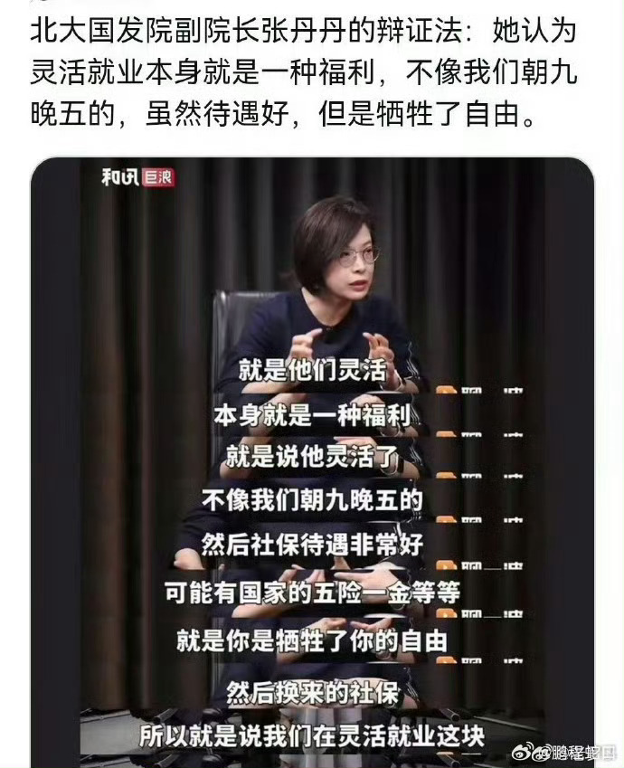 北大的专家副院长不是说了吗，灵活就业本身就是一种福利！2亿人正享受着自由！[无聊