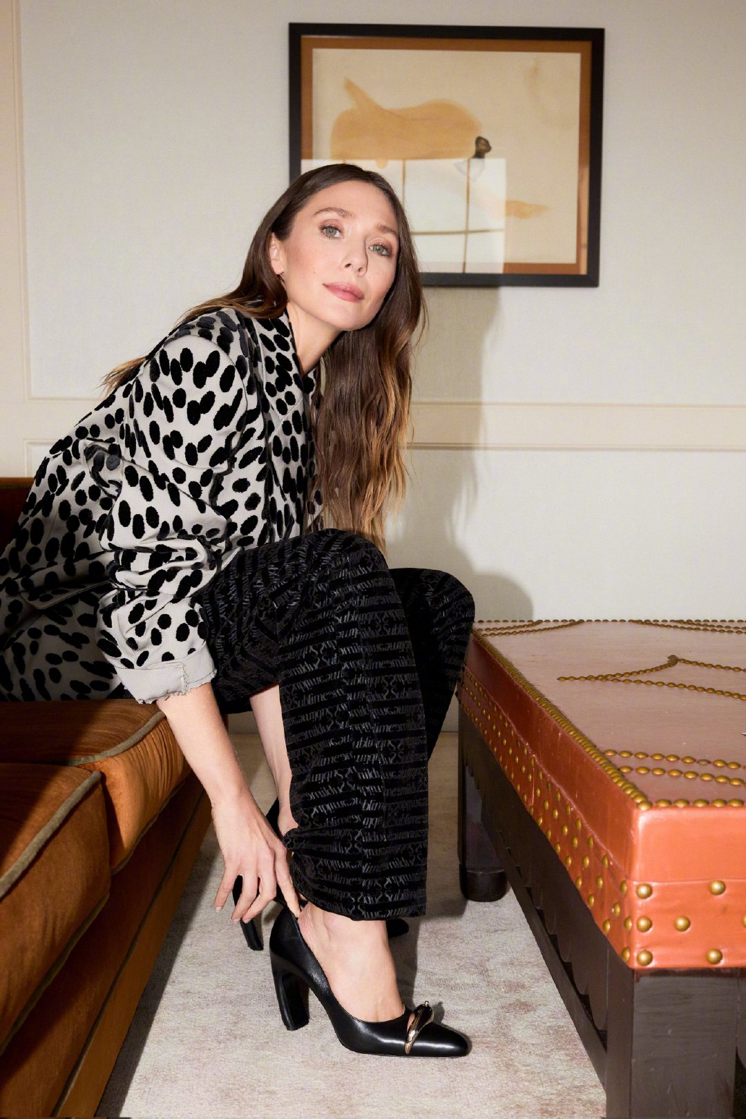 #elizabetholsen[超话]# 奥妹Vogue新图，NYFW24看秀现