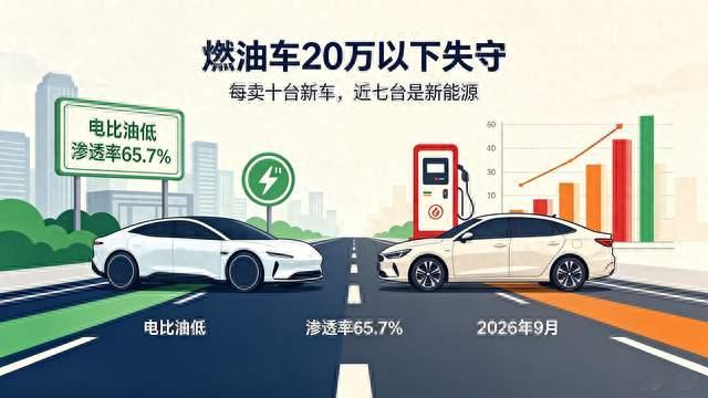 燃油车20万以下失守！50万以下还能撑多久