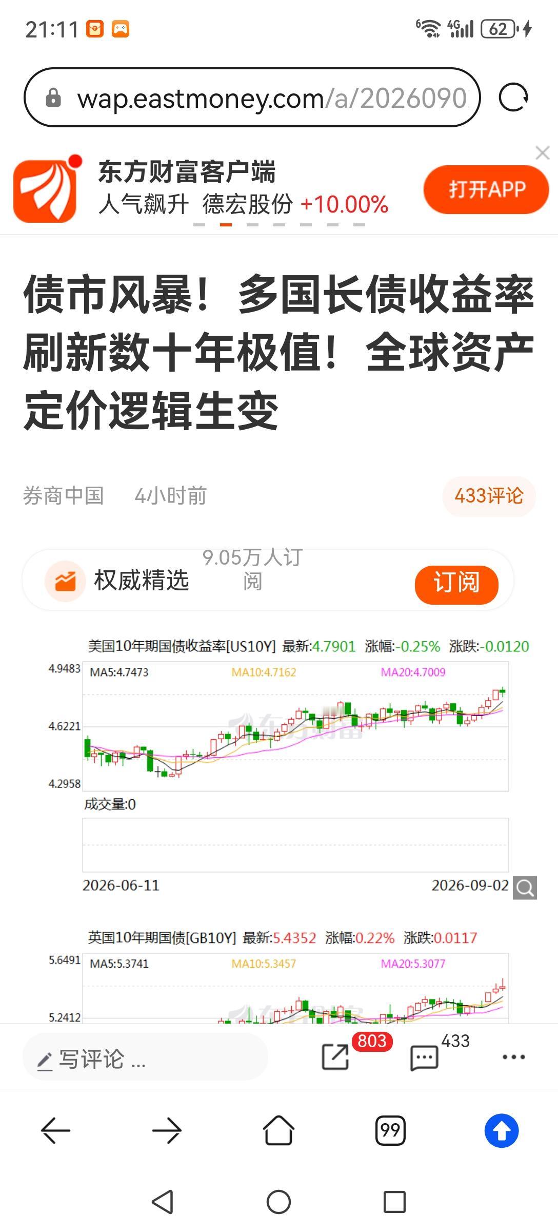 真羡慕，多国国债年利率超5%！如果我们也有无风险5%收益的国债该有多好，老百姓的