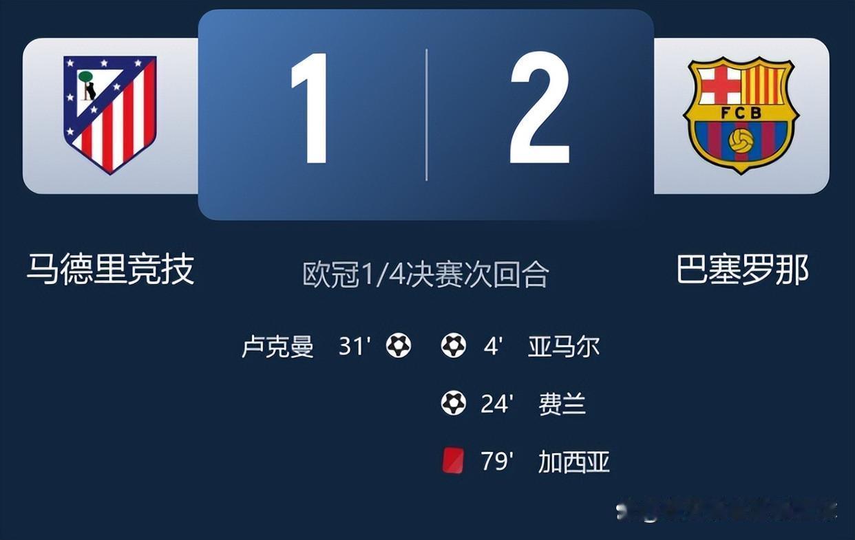 欧冠两回合巴萨的红牌都是愚蠢至极。     
       目前这支巴萨厉害之处