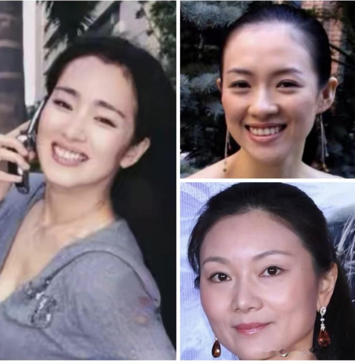 论长相、气质，巩俐排第一，她的脸型好看，笑容很甜美，五官端正秀丽，皮肤较好，肤白