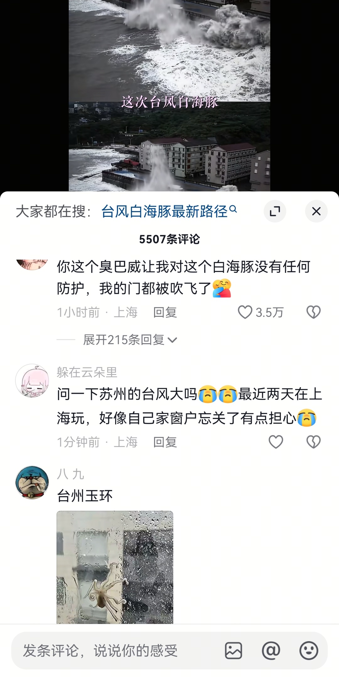 白海豚 没囤东西就来了都怪巴威 