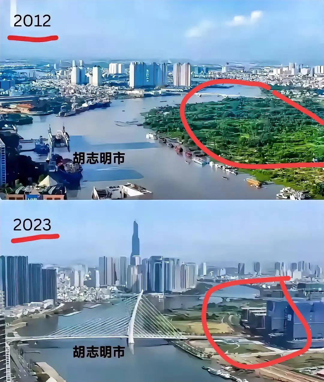 胡志明市，新发现！二零一二年到二零二三年的一个变化，可以说是翻天覆地的，非常可惜