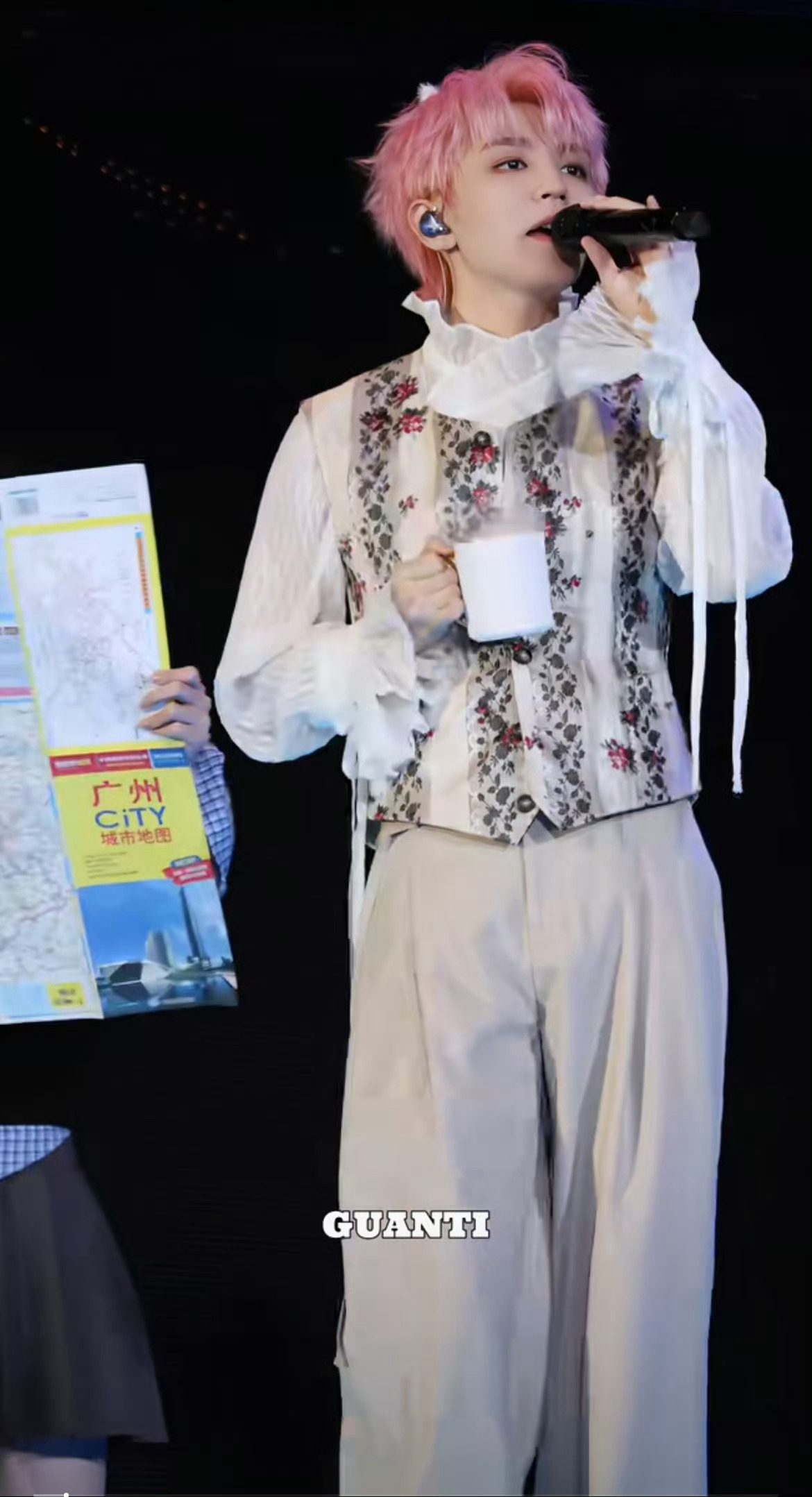 谁能懂王俊凯广州演唱会细节地图从重庆变成了广州坐等南京站✌🏻王俊凯广州演唱会细
