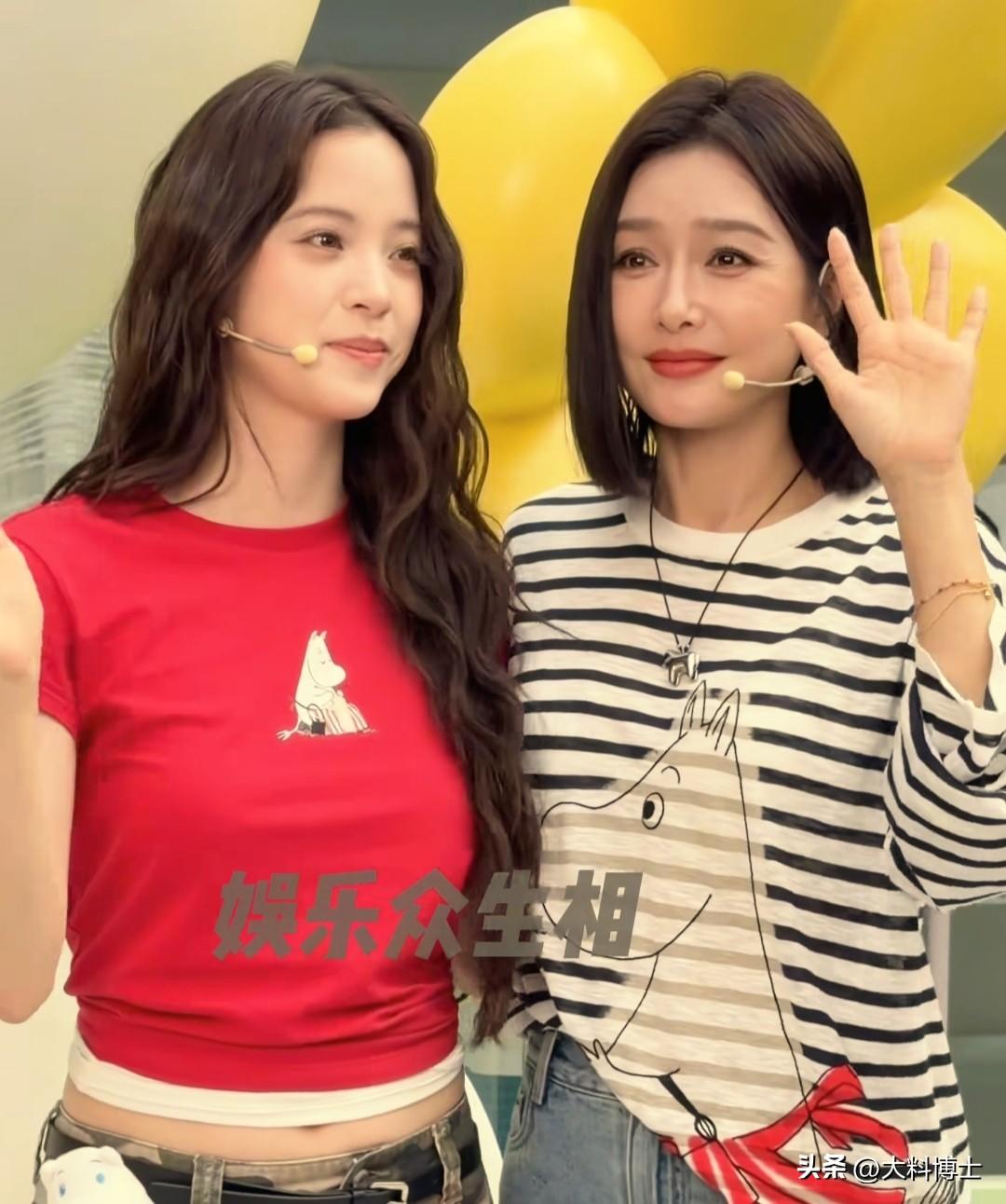 46岁秦岚&25岁欧阳娜娜，甜妹和御姐你喜欢哪个？25岁和46岁好像也没差几个度