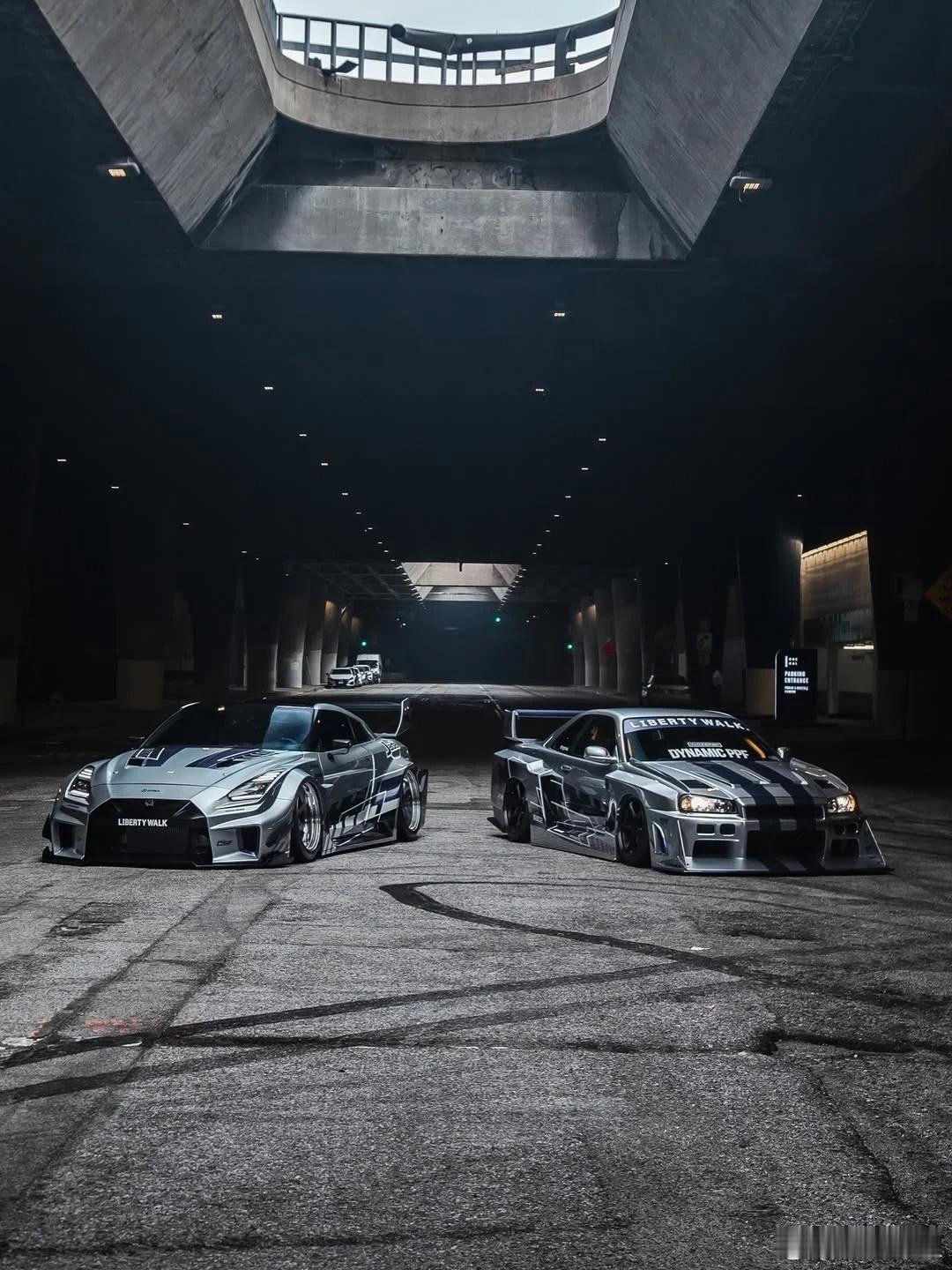 汽车美图 GTR R35都停产了，再看看别人的改装案例吧，这要是在深夜上了湾岸，