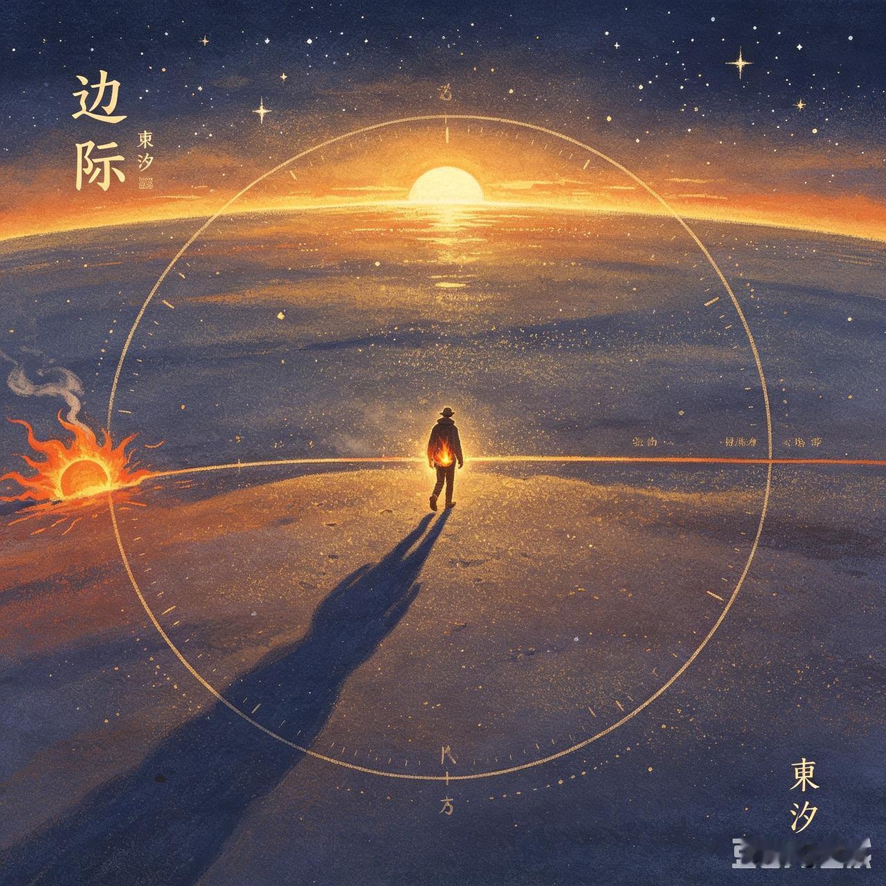 《边际》
    原创 | 東汐

夕阳如垂暮老者
缓缓沉向西方地平线
隐入昏沉