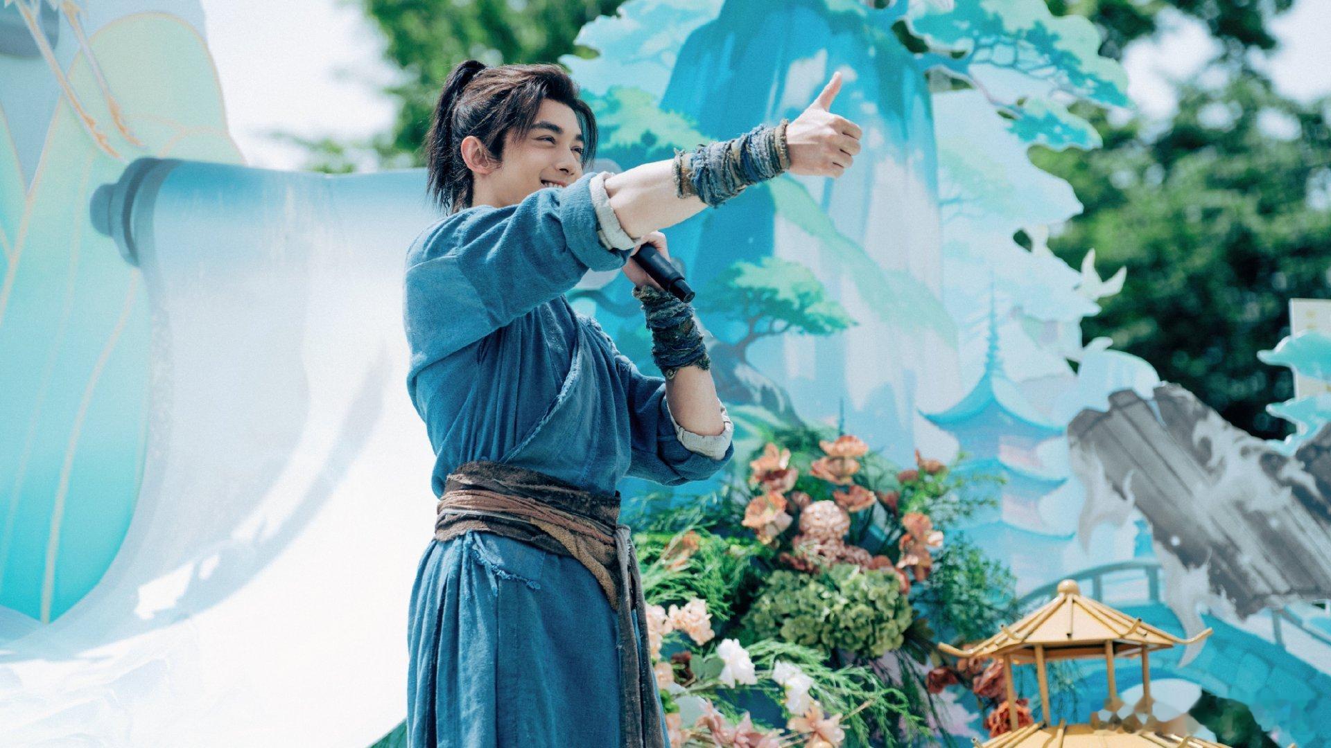 吴磊剑来发布节奏有吴磊出演剑来，我真的太有福气了 