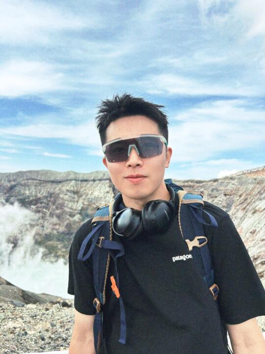 旅行时看到的第一座活火山🌋