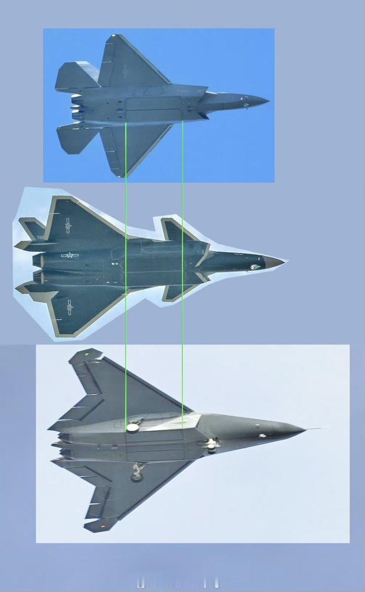 从弹仓长度看老中五代机和六代机基本可共用一套新一代空空导弹体系(PL-15早已过