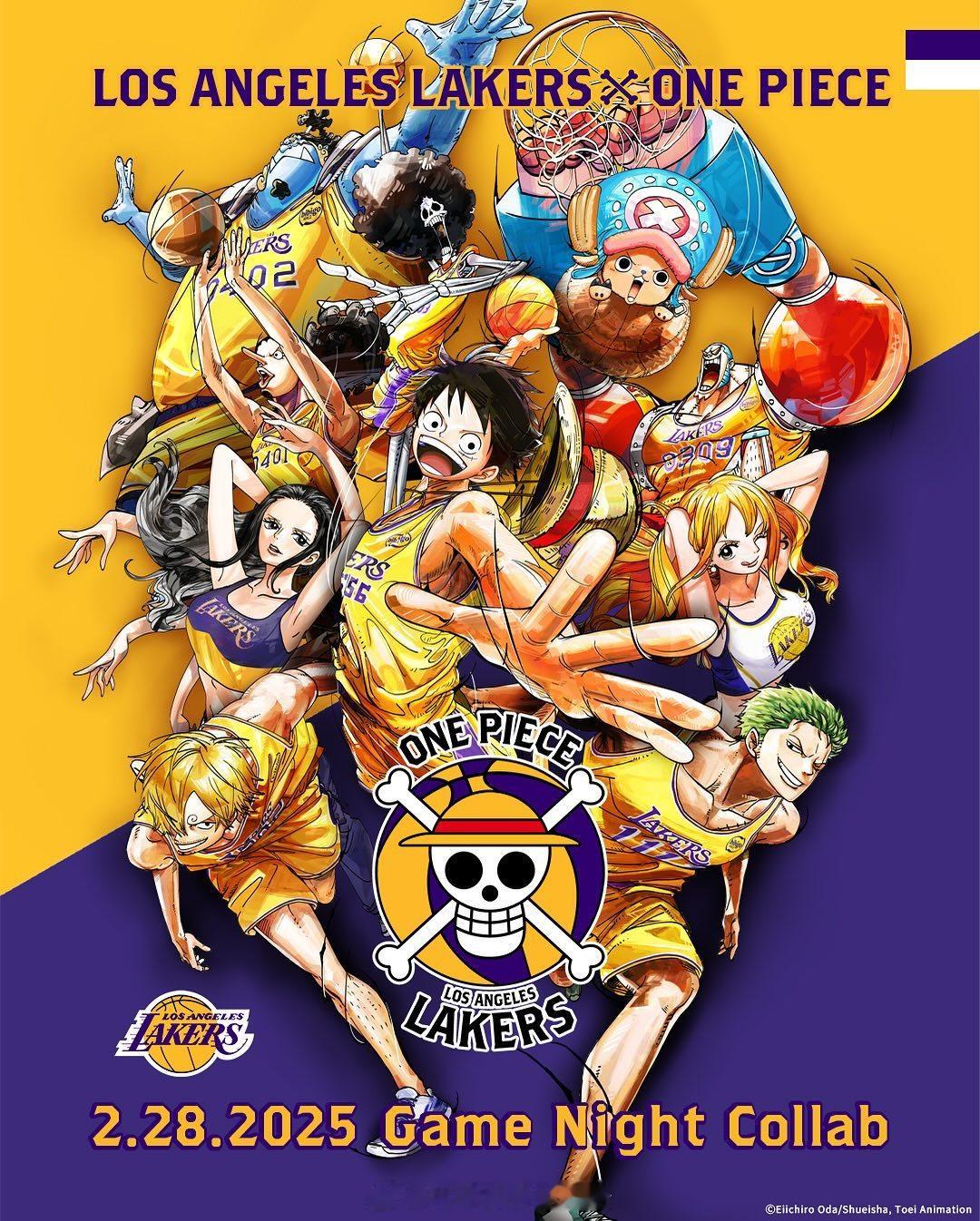 LAKERS x ONE PIECE   海贼王[超话]   