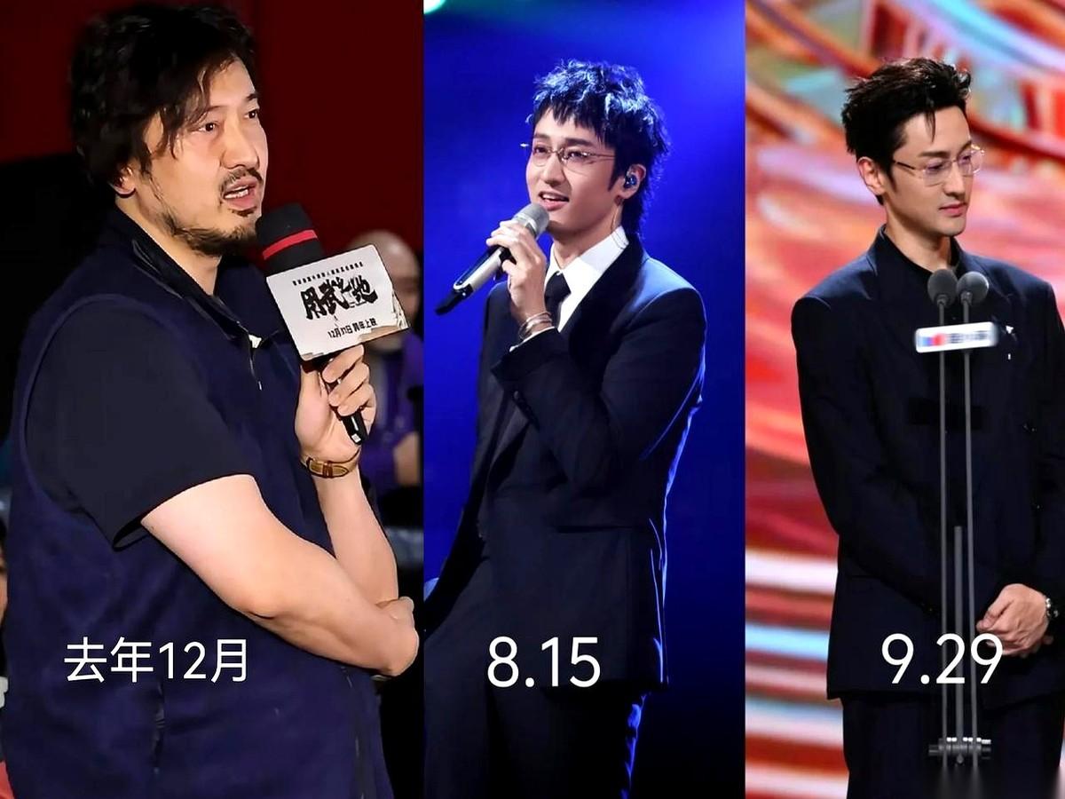 王传君去录了个《披哥》，比到现在淘没淘汰先不说，人倒是实打实地瘦出了一条清晰的下