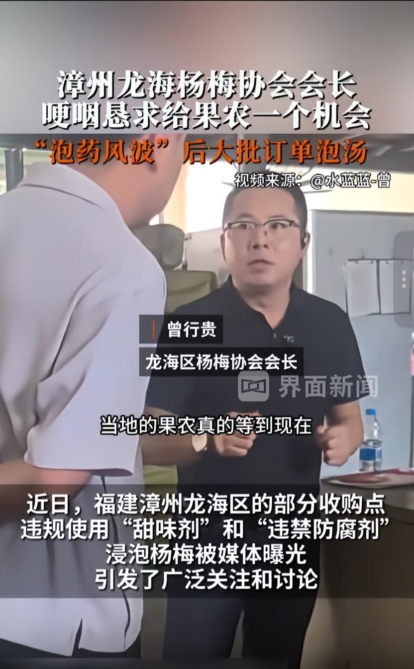 漳州杨梅协会会长是个什么东西？？？
漳州杨梅出事了，这个狗协会会长被催出来吸引火