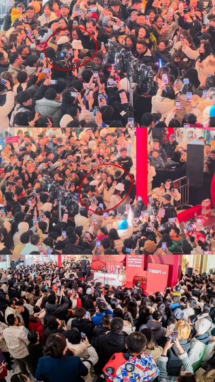 着实被by2的人气吓到了～看这人山人海的样子商场老板不得从睡梦中笑醒！不过有一说