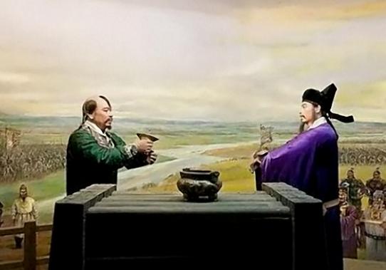 绍兴十一年（公元1141年），南宋与金国的和议谈判进入决定性阶段。这一年，韩世忠