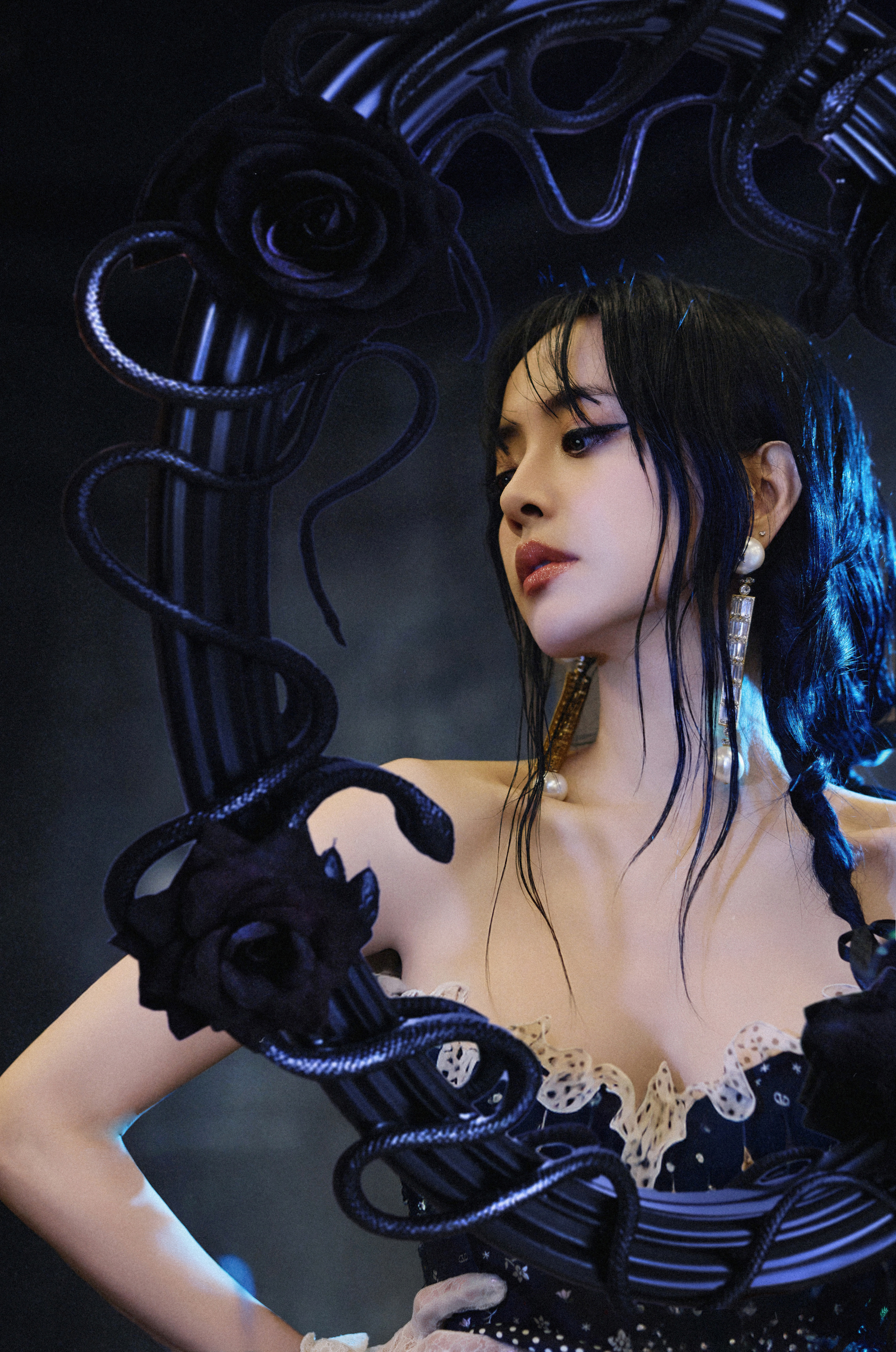 蔡依林TMEA造型🖤🥹 妈妈好美[抓狂][抓狂][抓狂]蔡依林今天的衣服是华