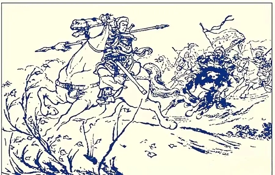 “某虽老，两臂尚开三石之弓，浑身还有千斤之力：岂不足敌张郃匹夫耶！”一...