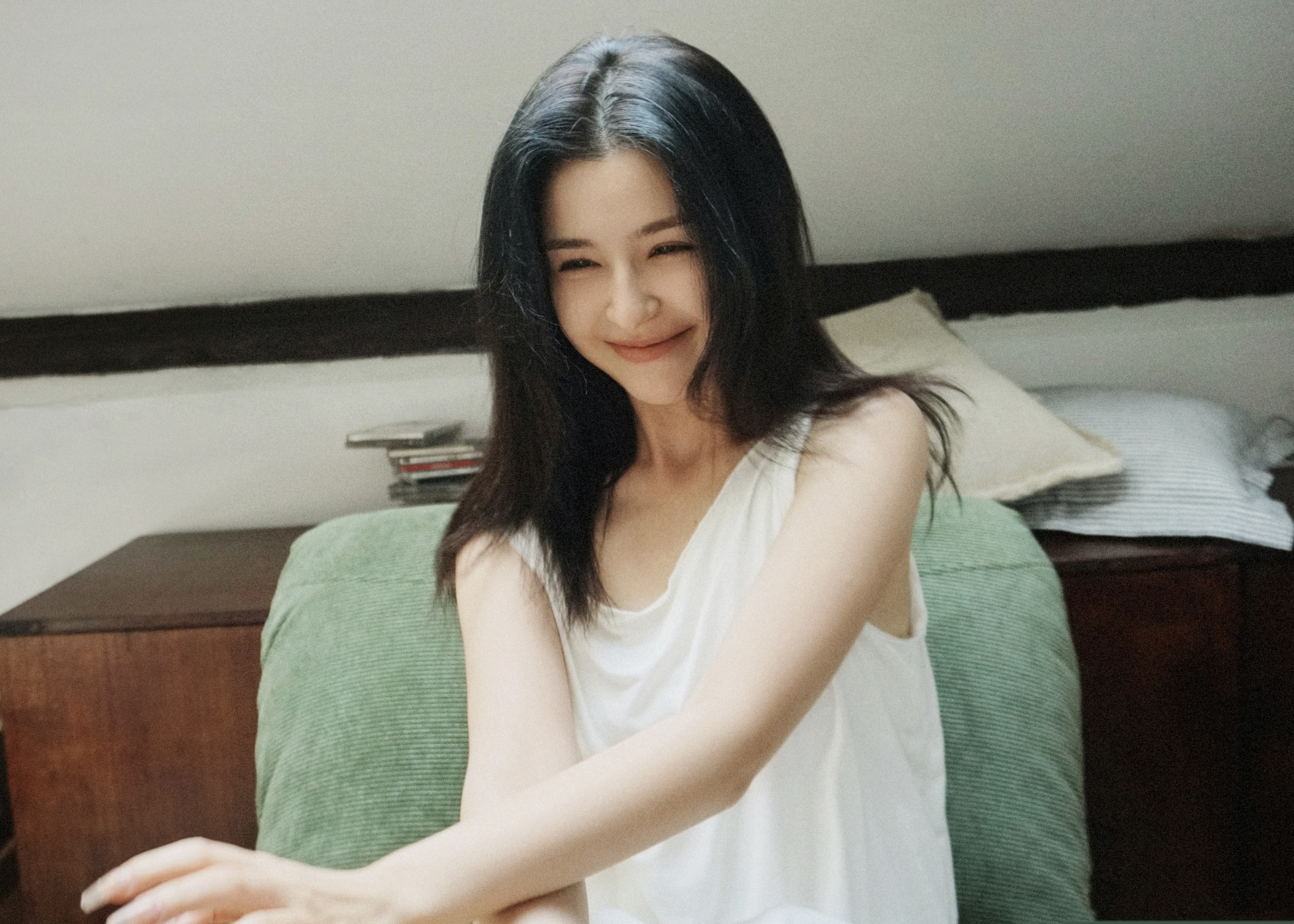 哈妮克孜，早秋第一组私服好温柔 ​​​