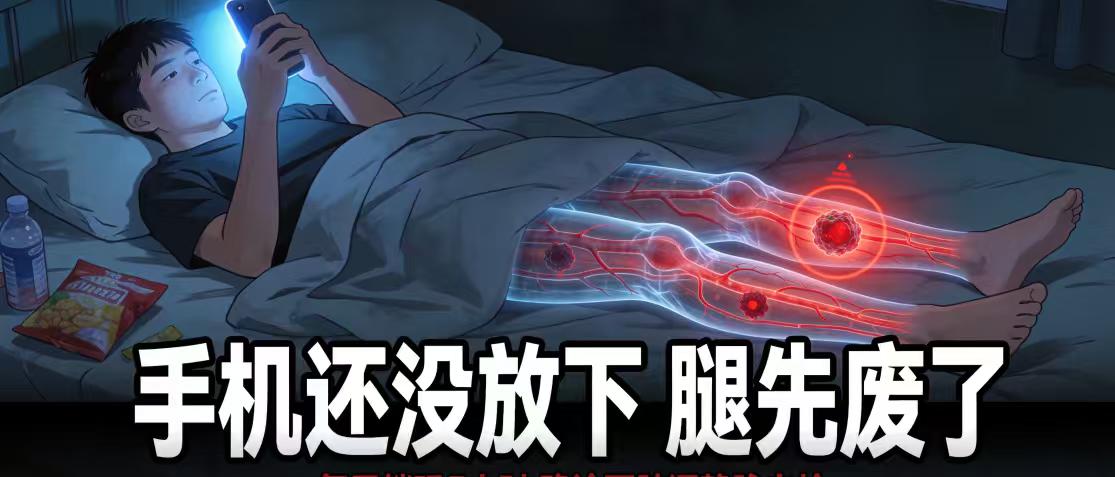 每天躺着玩手机超5小时，21岁男生突然无法走路！医生：严重会致命
高考结束，本该