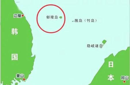 郁陵岛位于韩国东部海域的岛屿，面积73.2平方公里，人口大约2万，面积虽小，但地