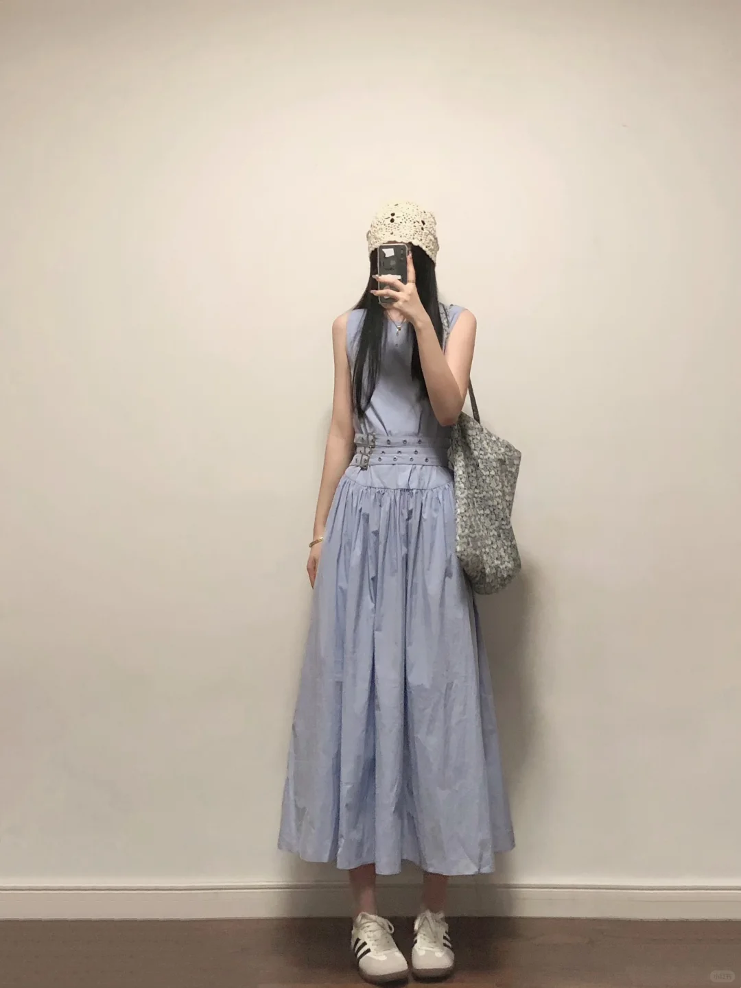 高妹可以相信我的蓝色连衣裙因为我173cm‼️