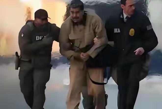 三角洲特种部队踹门抓人，马杜罗直接被塞进飞机押去美国受审。委内瑞拉总统府陷落那天