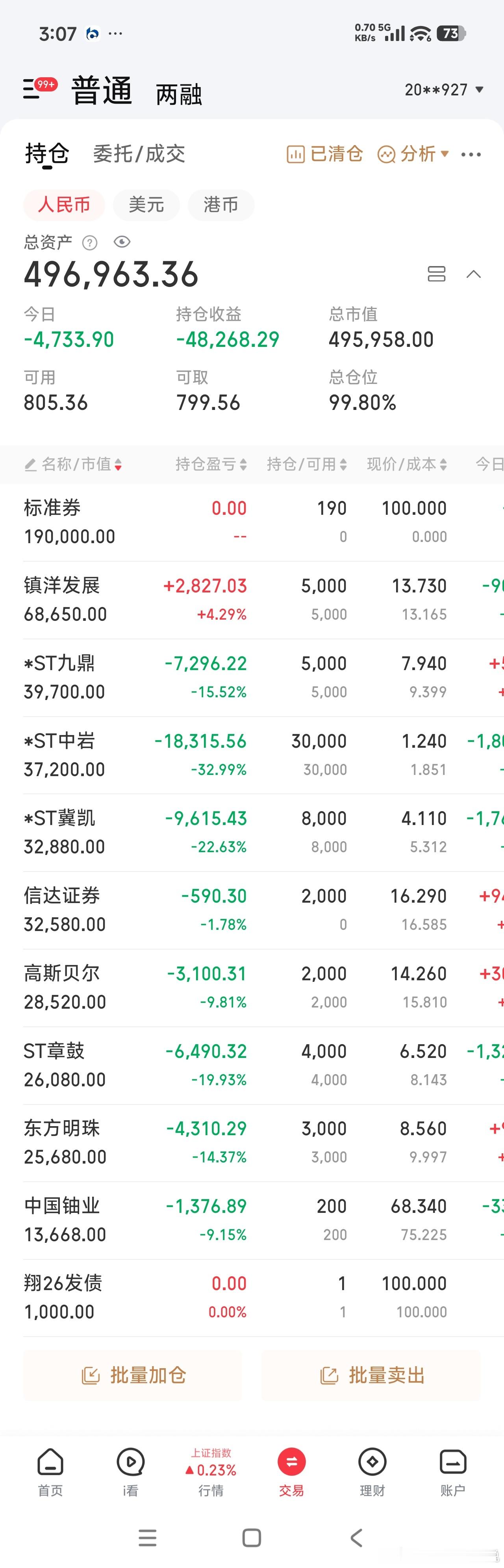做最真实的自己 （20260625）大盘放量红盘，个股涨跌1:4，没有改观，没有