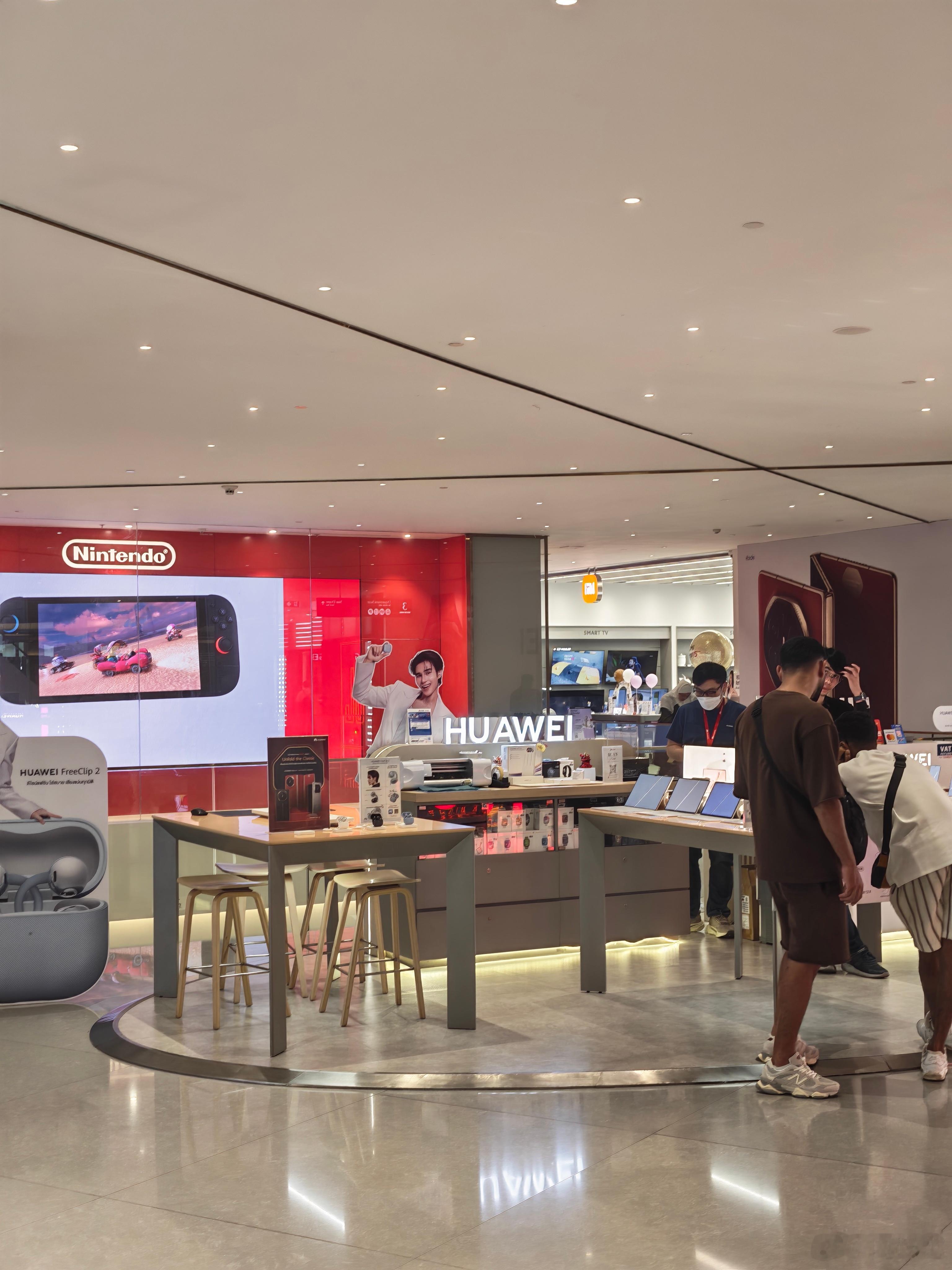 曼谷的华为门店 泰国·曼谷