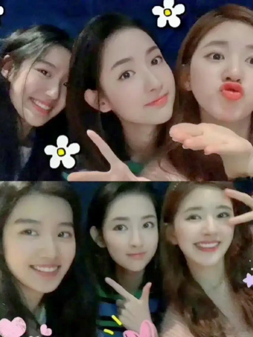 赵露思、卢昱晓和张凌赫那么早就认识了？要不是看到照片好多人都不知道！看看网友分享