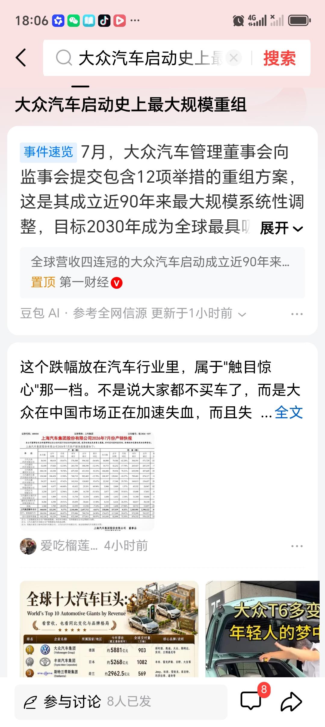 你如何看待大众汽车的重组计划 大众汽车这次近90年最大的重组计划，绝对是迫不得已