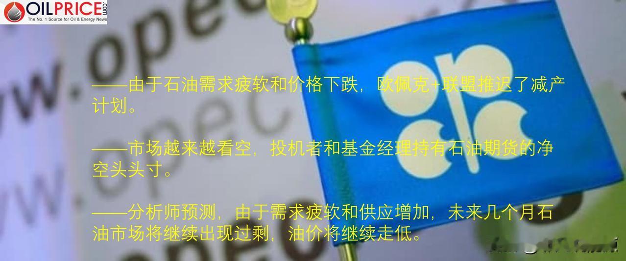 欧佩克+能否阻止油价再次暴跌?

欧佩克+集团可能没有任何选择来通过进一步限制供