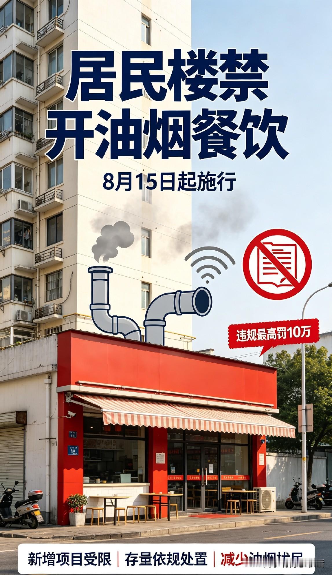 8月15号开始！

《生态环境法典》正式施行啦，有新规明确：居民楼里不准新建、改