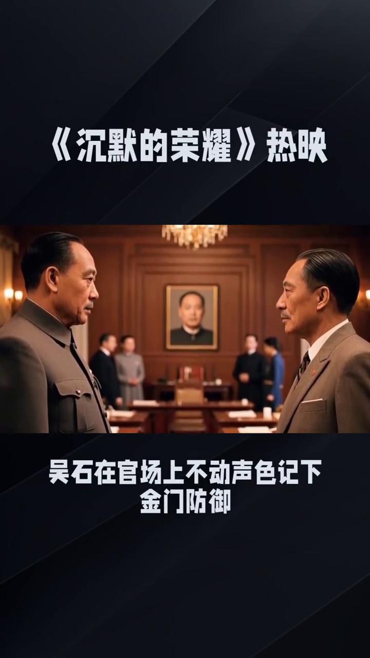 《沉默的荣耀》热映。
《沉默的荣耀》于无声处见信仰。当片尾字幕滚动，吴石将军吟诵