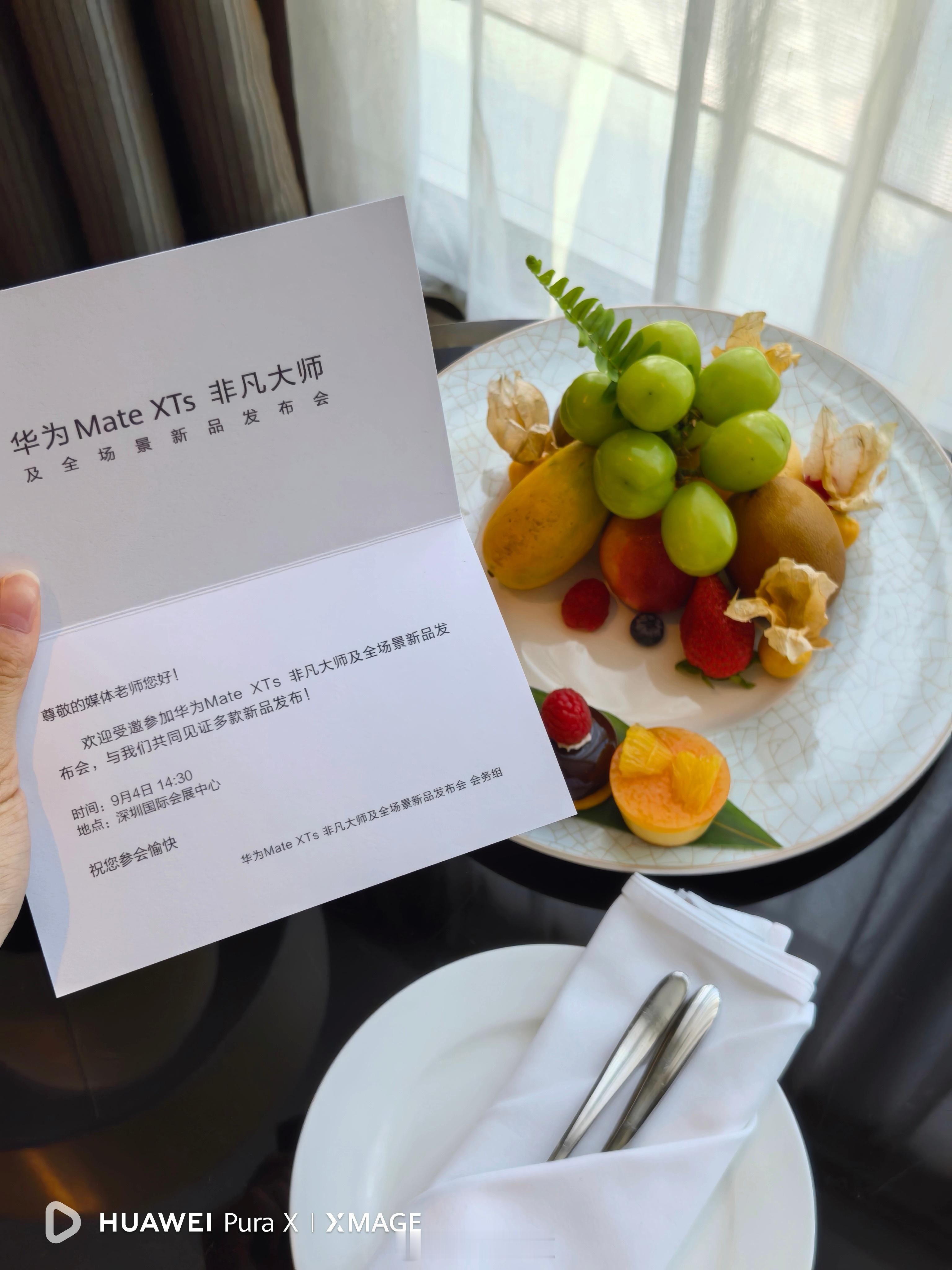 揭秘：新造型是来参加华为发布会的～[喵喵]下午华为Mate XTs 非凡大师发布