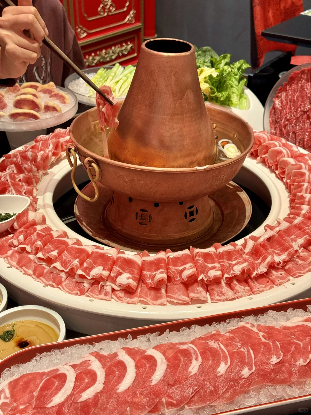 在温州！！我心中no.☝️的麻酱涮肉…吼吼吃啊！！