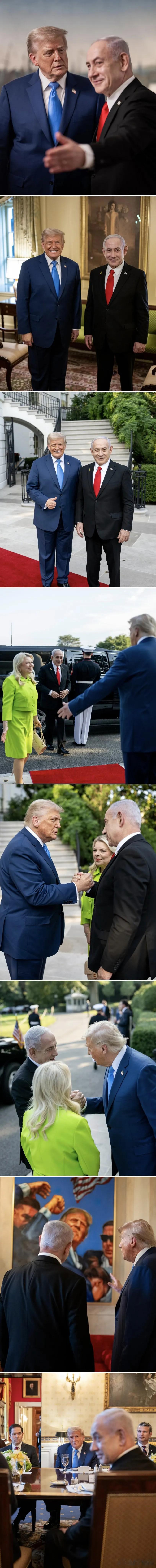 华盛顿时间7月8日
内塔尼亚胡再次到访白宫
🇺🇸🤝🇮🇱