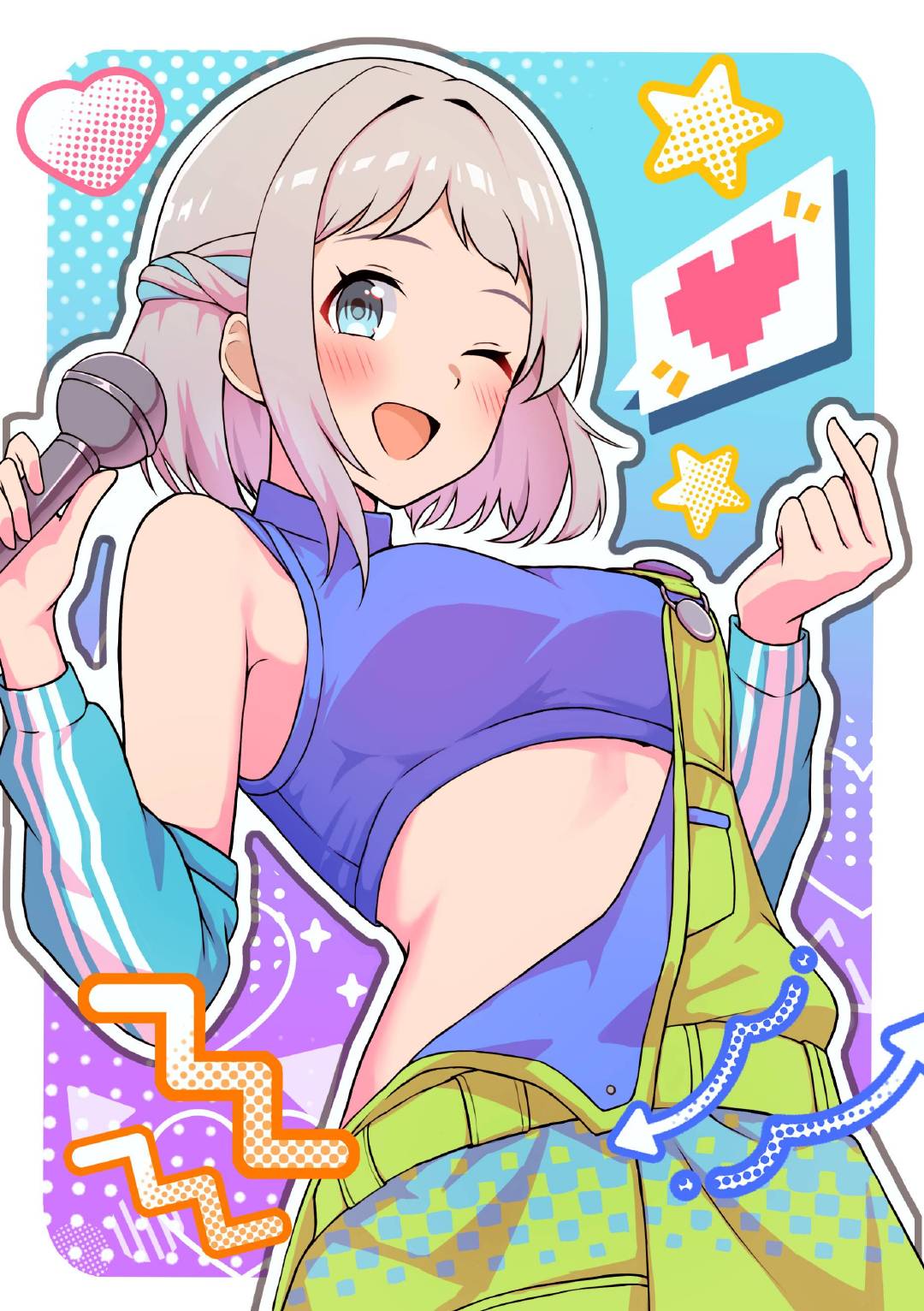 葛城莉莉娅——学园偶像大师——画师: かるあ，网页链接