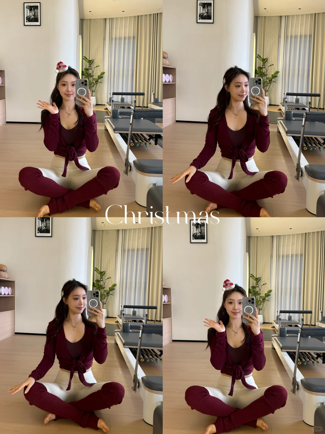 普拉提老师ootd｜提前感受圣诞穿搭🎄⛄️