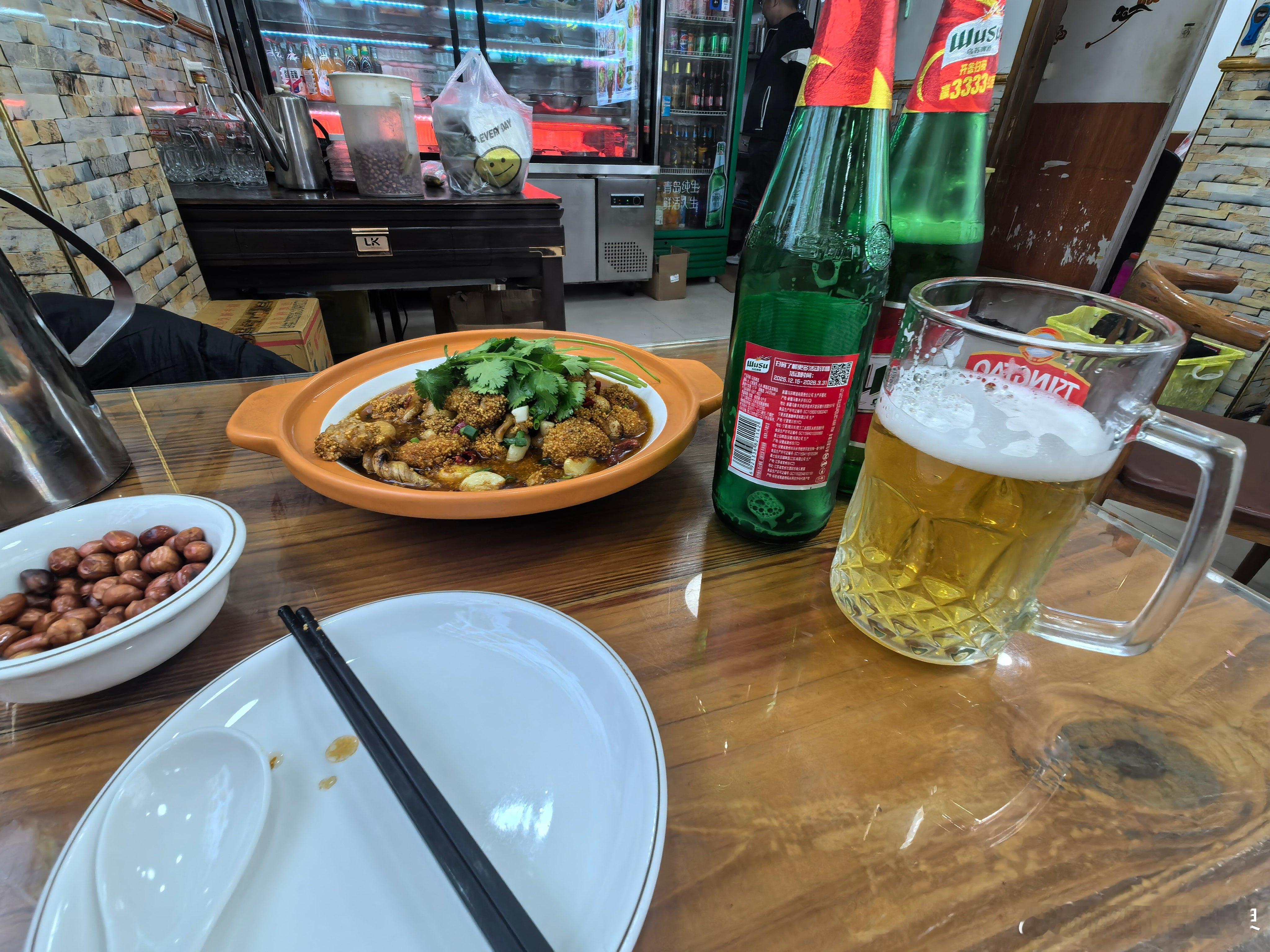 小酌，安徽菜有点咸 