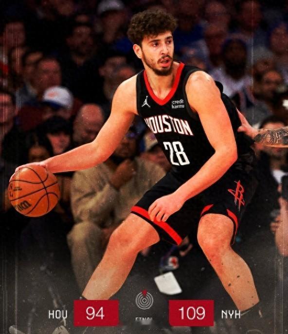 火箭94-109不敌尼克斯，简单总结下比赛！1.史密斯今天的状态非常好，9中5获