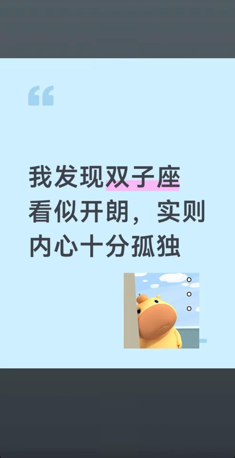 双子座♊双面人格，谁又能真正的懂双子座孤独