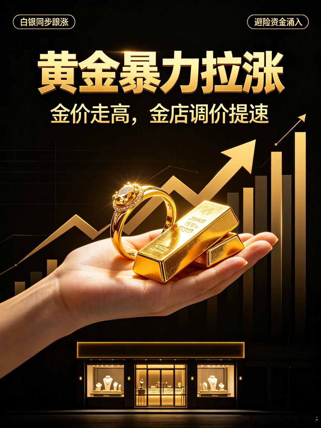 这波黄金直接开启上行行情，国际盘面稳步走高站稳4200关口，白银同步跟涨走强。线